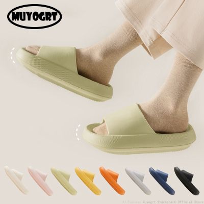 【CC】✎✠❧  2023 Non-Slip Flip Flops Thick Platform Men Slippers Anti-Odor Soft Sole Sandals Slides