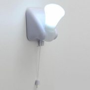 1PC tự dính Đèn Ngủ Led dây kéo bóng đèn LED dưới tủ đèn tủ đồ đèn đêm Đèn