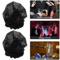 300Pcs Disposable Microphone Cover Mic Covers Mic Windscreen Protective for Handheld Microphone Karaoke Microphone