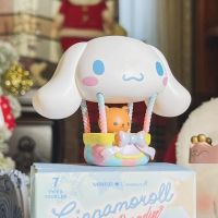 Sanrio ชุดการ์ตูน Cinnamoroll สวรรค์ขนาดเล็กชุดรูปกล่องทึบของเล่นน่ารักอนิเมะพีวีซีโมเดลตกแต่งของขวัญวันเกิดเด็กผู้หญิง