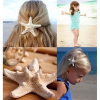 【HOT】 Sea Starfish 1 Pcs Hair Star Hairpin Beach Clip Fashion pinzas para el cabello