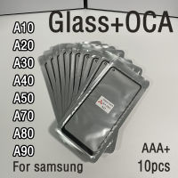 10 Pcslot Kaca OCA LCD Luar Depan untuk Samsung Galaxy A10 A20 A30 A40 A50 A70 A80 A. Paparan Penggantian Skrin Sentuh 90 5G