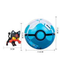 30รูปแบบตัวเลขโปเกมอนของเล่นลูกบอลเอลฟ์อะนิเมะการ์ตูนปิกาจู Charizard Lucario Pocket Monster ตุ๊กตาโมเดลวันเกิดสำหรับเด็ก S