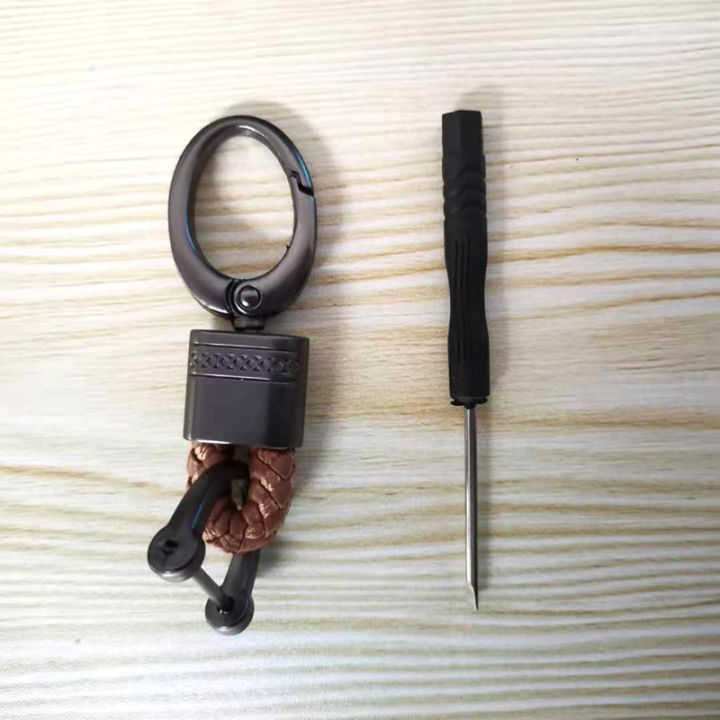zongsheng-จี้สายเชือกพวงกุญแจรถพวงกุญแจแขวนเอวป้องกันการสูญเสียระดับไฮเอนด์ของผู้ชาย