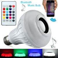 หลอดไฟ LED Music Bulb แสง สี เสียง เชื่อมต่อ Bluethoot รุ่นLED-Music-Blub-Light-0-Colour-03A-J1