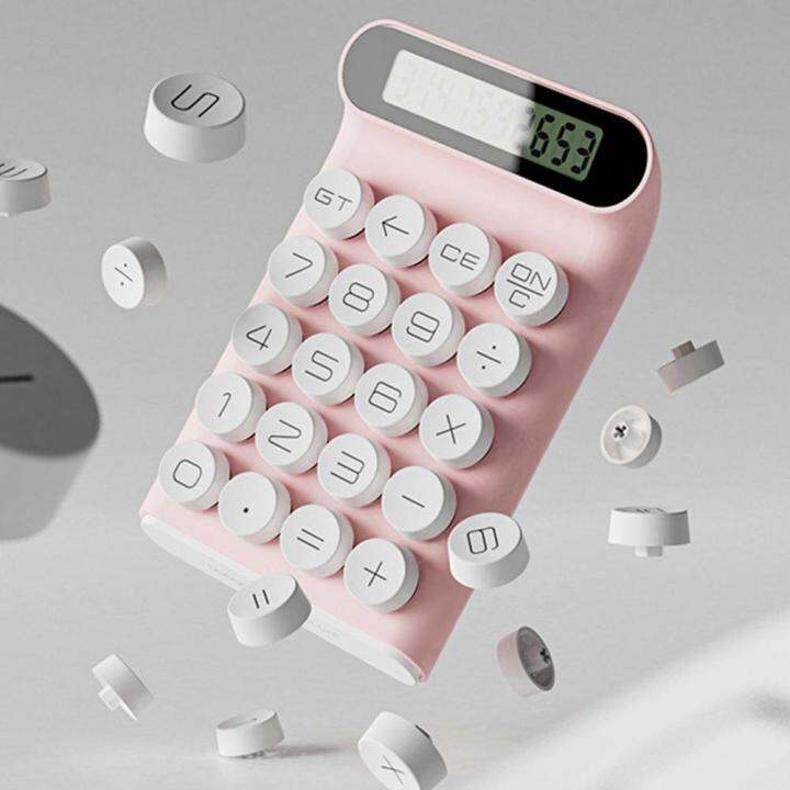 1-set-green-axis-calculator-creative-recessed-keycap-design-office-calculator-pocket-size-handheld-calculator-for-school