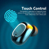 TWS Wireless Bluetooth Headphones HD Mirror Screen LED Display Earphones with 3500mAh Charging Box 9D HIFI Stereo Earbud Headset