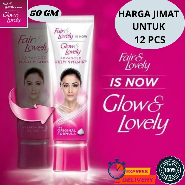 Original India ( 12 PCS) - Fair & Lovely Is Now - Glow & Lovely ...