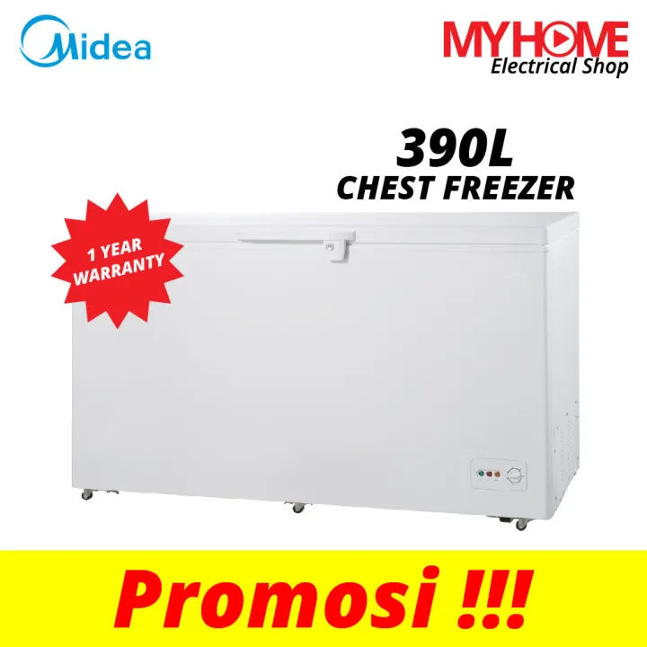 MIDEA WD300W 300L CHEST FREEZER [DELIVERED BY SELLER] Lazada