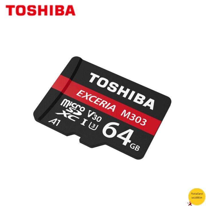 การ์ดเกมtoshiba-การ์ด-tf-card-m-303-64-gb-128-gb-256-gb-u-3-v-30-c-10-4-k-micro-sd-card-สําหรับเชื่อมต่อ