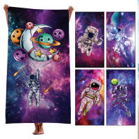 Space Galaxy Style No Sand Free Quick Dry Beach Towel Surf Poncho Microfiber Bath Towel Summer Swimming Xxl Beach Towel