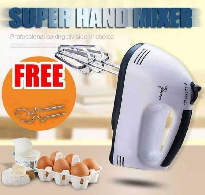 Hand Mixer Kue Super Hand Mixer Scarlett Dengan 7 Speeds Level Mixer Tangan / Scarlett Hand