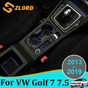 Gate Slot Mats for Volkswagen Polo 2018-2021 Non-slip Cup Holder Pad  Accessories