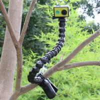 Flexible Gooseneck Monopod with Clamp for Gopro cam Cameras Selfie Stick Mount Holder for Xiaomi Samsung Phones