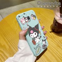 Chenyyyka เคสปลอกสำหรับ Samsung J7 2015 J7 Core เคสลายการ์ตูนแฮปปี้คุโรมิเคสดีไซน์ใหม่บางสร้างสรรค์ป้องกันขอบสี่เหลี่ยมเคสนิ่มเคสปลอกซิลิโคนเคสกันกระแทก