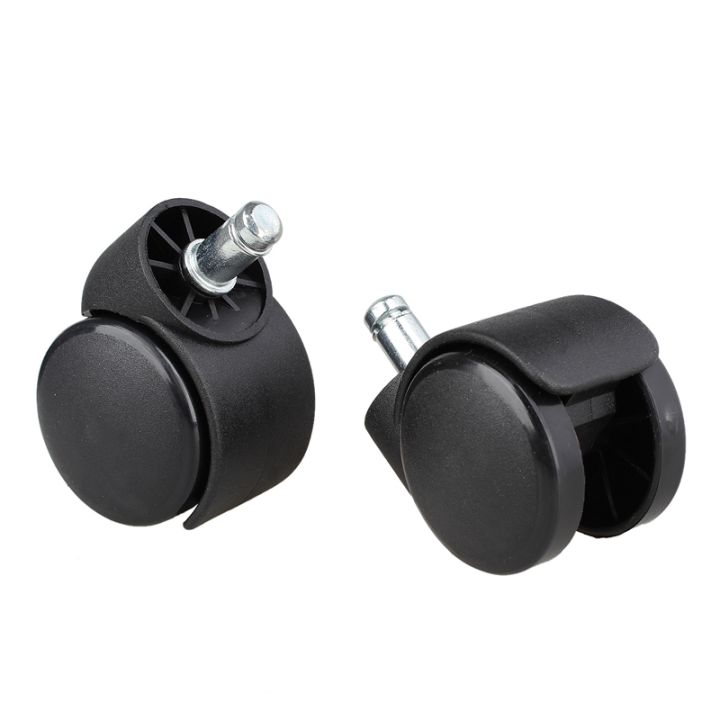 5-x-replacement-office-computer-chair-stem-swivel-castors-casters-wheels-black