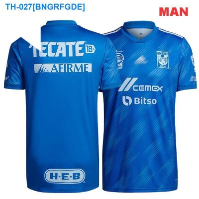 ⊙✴▤ 2022/2023 tigers Away Football shirt Man blue Fan Edition Jerseys