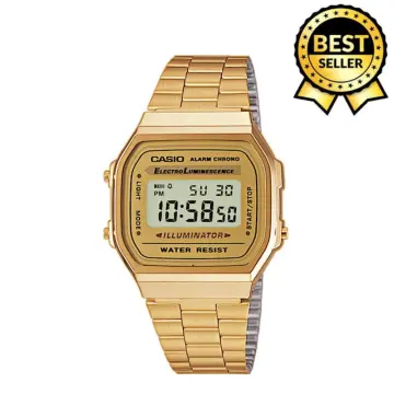 Casio cheap a158w gold