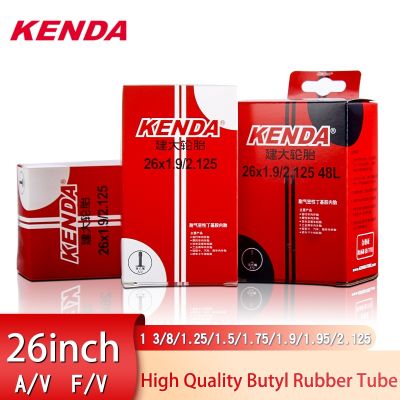 KENDA inner tube 26inch 26x1.25 1.5 1.75 1.9 2.1 2.125 MTB Butyl Rubber Camera 26er Mountain Tube Inner Tyre Bicycle Parts