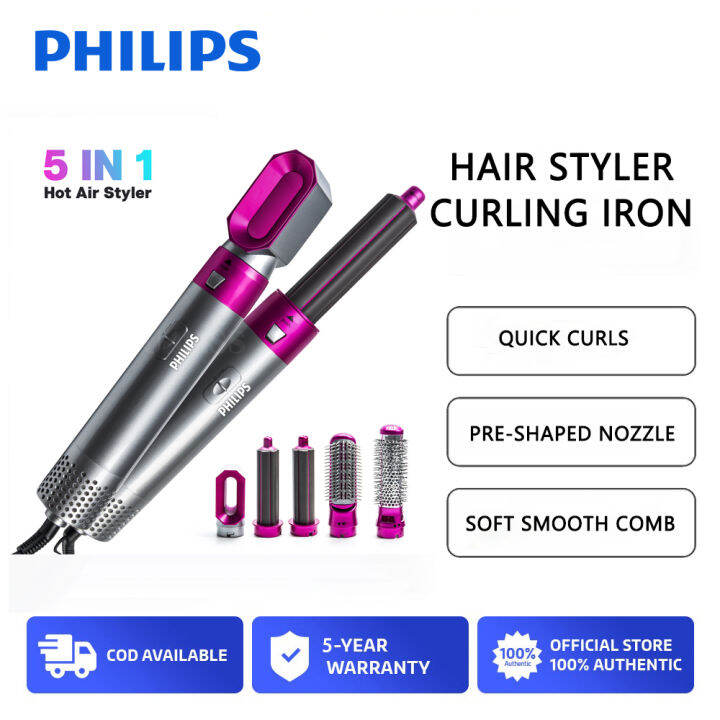 Philips Curling Iron High Heat Hair Straightener with Fast HeatUp