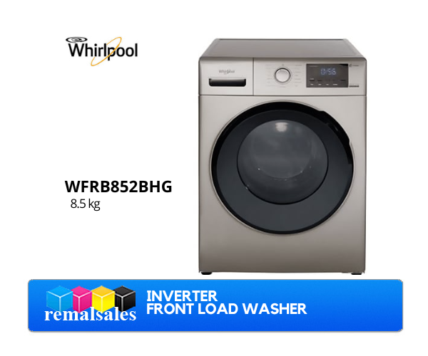 WHIRLPOOL WFRB852BHG Inverter 8.5kg Front Load Washer Lazada PH