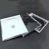 、‘】【【 1Pc Transparent Single Disc Storage Box Bottom CD Box Empty Plastic DVD Case CD Case Capacity 1-2 Discs Clear CD Jewel Case