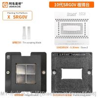 【hot】✢ AMAOE intel 10th 10 generations CPU SRG0V SRGKF SRG0S SRGKL SRGKK repair tools ic reballing stencil suit BGA Platform