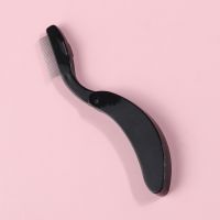 【cw】 Bethy Beauty Folding Eyebrow Eyelash Comb Makeup Curl Metal Brush ！