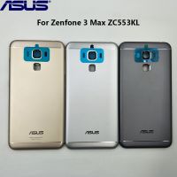 ฝาหลังโลหะของแท้,สำหรับ Asus Zenfone 3 Max ZC553KL อะไหล่ประตูหลังเคสสำหรับซ่อม