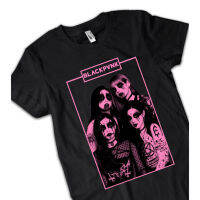 Hot sale BLACKPINK BAND graphic Mens 100% Cotton Round Neck Short Sleeve T-Shirt  Adult clothes