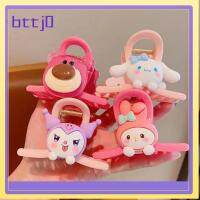 BTTJ0 4Pcs เครื่องมือหางม้าที่มีประโยชน์ คว้าคลิปหนีบ มูลค่าสูงมาก ไม่ทำร้ายเส้นผม คลิปหนีบผม น่ารักน่ารักๆ การ์ตูนลายการ์ตูน อุปกรณ์เสริมผม สาวๆ