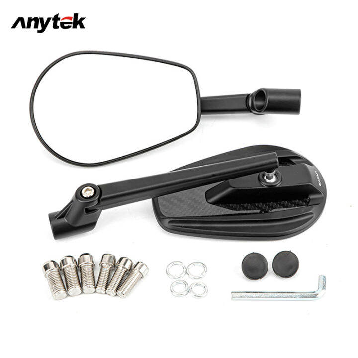 in sale Motorcycle Back View Mirror 8mm/10mm Adjustable Angle High Definition Glass Mirror
