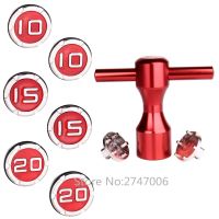 2PCS Red Golf Putter Weights X5R Newport Weights for Newport California Studio Putters with or without Convertible Wrench