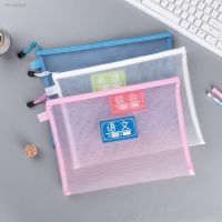 ✤◈ 1 Pcs Transparent Plastic Zipper Paper File Folder Book Pencil Pen Case Bag File Document Bag for Office Student Supplies