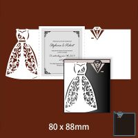 ❦☑❖ Cutting Dies emplate of wedding invitation with bride and groom DIY Scrap Booking Photo Album Embossing Paper Cards Laser cut t