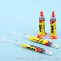 hk✵◙☃  15g/20g Low Temperature Solder Paste Melting 138℃ Repair Welding Flux  Needle Tube SMD PCB Component Chip