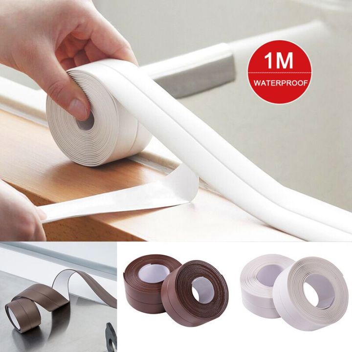 shower-bath-sealing-strip-tape-caulk-strip-self-adhesive-waterproof-sticker-sink-for-bathroom-kitchen-accessories-edge-tape-adhesives-tape