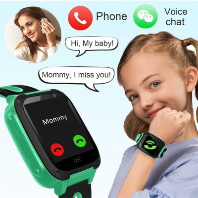 นาฬิกาเด็กอัจฉริยะกันน้ำสมาร์ทวอท์ชสำหรับเด็กตรวจสอบตำแหน่งหน้าปัดซิมการ์ดสำหรับนาฬิกาโทรศัพท์ IOS