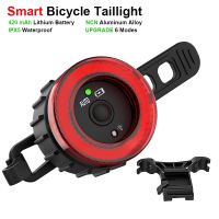 ◘♠ Smart Auto Brake Sensing Bicycle Taillight Safety Warn Bike LED Waterproof Cycling Charging Rear Lights For Bicycle Accessories