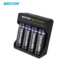 R19 BESTON รางชาร์จ Li-ion BST-M7011 1.5V Li-ion Battery Charger เครื่องชาร์จถ่าน AA/AAA 4 ก้อนที่มีคุณภาพสูง