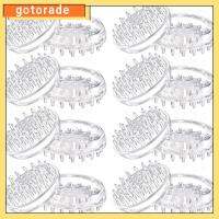 GOTORADE 16 Pcs หนามแหลม ตัวป้องกันพรม กลมกลมๆ โปร่งใสโปร่งใส ผ้าคลุมขาเก้าอี้ สัมผัสที่สะดวกสบาย ใสสะอาด แผ่นรองล้อ โซฟาปรับได้