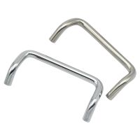 ۞▣ UHFNSC Stainless Steel Door Handles Trail Double Bend Handle Heavy Door Bow Knobs Furniture Hardware U-Shaped Pull Handle