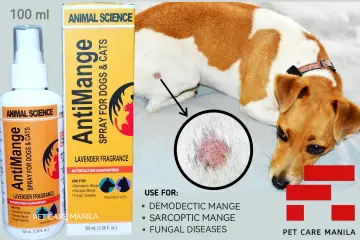 Mange spray outlet for dogs