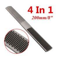 10 Piece 4 in 1 Wood Rasp Multifunctional Wood Rasp Hardened Steel 8Inch for Wood, Metal, Plastic, Jewelry