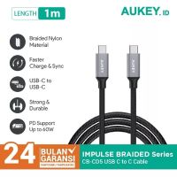 Aukey สายเคเบิ้ลไนล่อน Type C เป็น C CB-CD25 ยาว 1 เมตร wg