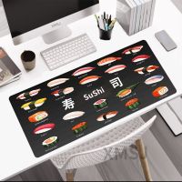 แผ่นรองโต๊ะญี่ปุ่นซูชิ แผ่นรองยางสำนักงานแล็ปท็อป แผ่นรองเมาส์ขนาดใหญ่ แผ่นรองเมาส์สีดำ อุปกรณ์เกมคอมพิวเตอร์ โต๊ะเกมคอมพิวเตอร์