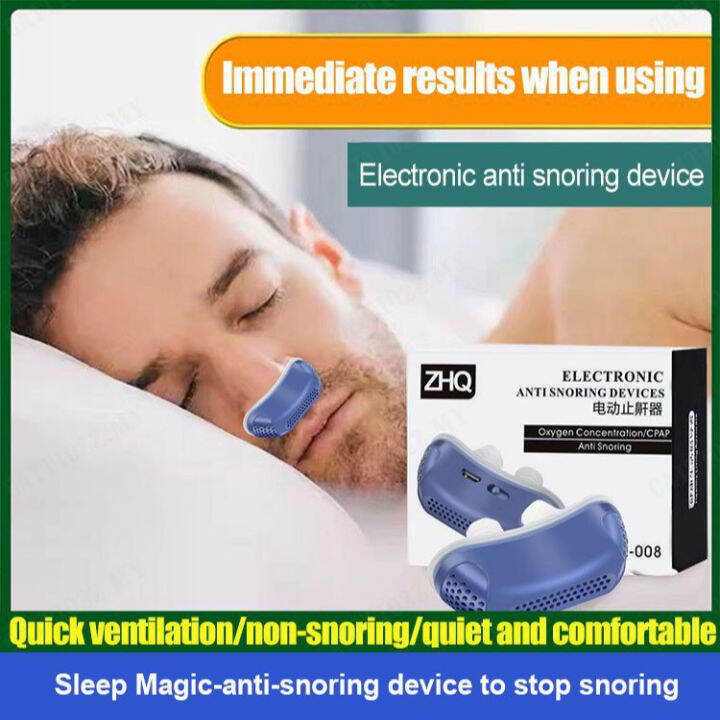 Electric mini anti-snoring nasal congestion respirator anti-snoring ...