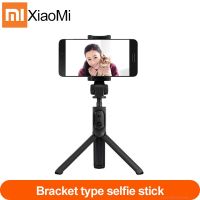 Original Xiaomi Handheld Mini Tripod 3 in 1 Self-portrait Monopod Phone Selfie Stick Bluetooth Wireless Remote Shutter Black Camera Remote Controls