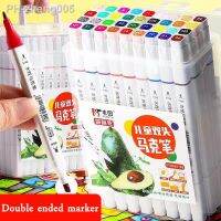 12/18/24/36/48 Colors Markers Pens Set Manga Highlighter Korean Stationery Drawing School Art Supplies For Artist