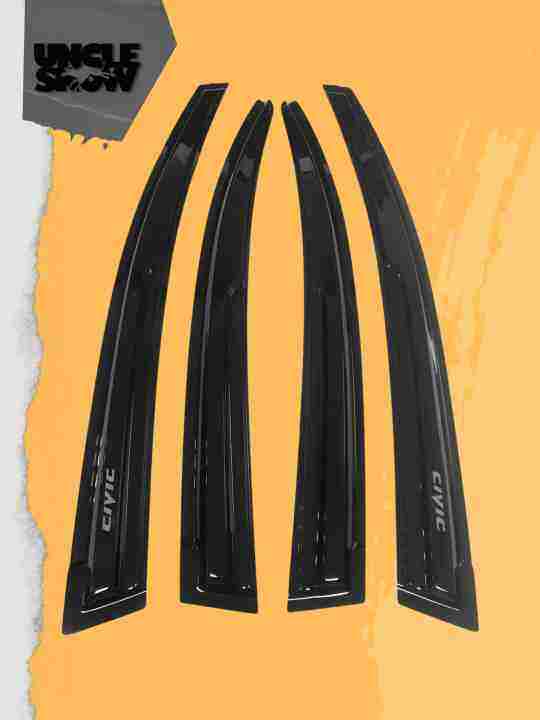 Rain Visor Honda Civic 2016 2017 2018 2019 2020 2021 Mugen Window Guard
